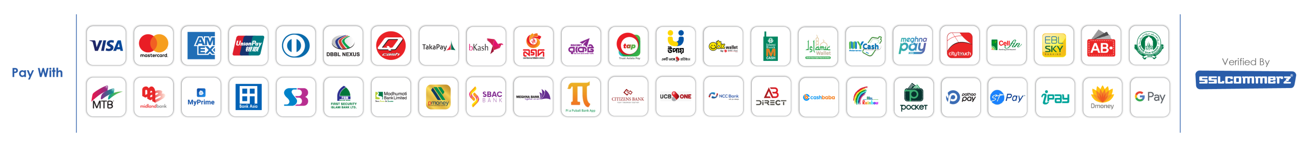 Secure online donation powered by SSLCommerz